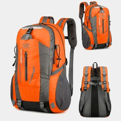 Produktbild von 40L Rucksack Wasserdichter Reiserucksack Trekkingrucksack Sport Reisen Wandern Arbeit Freizeit Schulrucksack Damen Herren Daypack Laptoprucksack