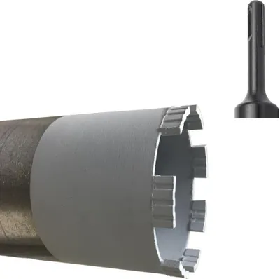 Produktbild von SDS PLUS Bohrkrone trocken Turbo - Ø 97 mm / NL= 300 mm