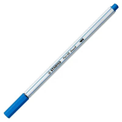 Image de STABILO 568/41 STABILO Stylo pinceau Stylo 68 pinceau, bleu foncé