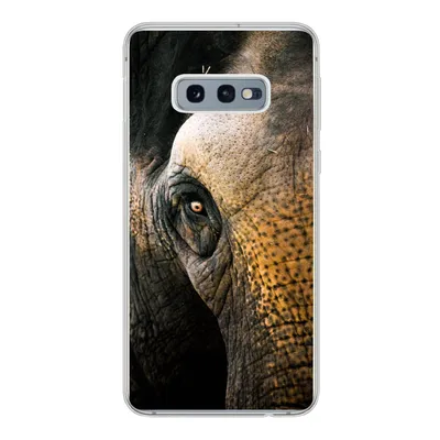 Produktbild von MuchoWow® Handyhülle Schutzhülle Hülle für Samsung Galaxy S10e Elefant - Nahaufnahme - Tiere - Natur Silikon Softcase Handy Hülle - Handy