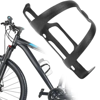Produktbild von Fahrradflaschenhalter aus Carbon mit um 360 Grad drehbaren Halterarm