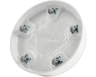 Obrázek produktu pro Miska pod květináč Ecopots Oslo plastová Ø 28,9 cm x 32,2 x 8,5 cm bílá