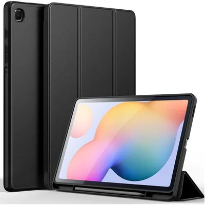 Produktbild von Schutzhülle für Samsung Galaxy Tab S6 Lite 10.4 Zoll mit Stifthalter und Standfunktion, Schwarz