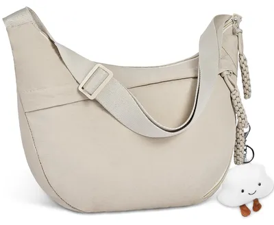 Immagine prodotto di Omgoods - Borsa a tracolla casual da donna, forma a mezzaluna