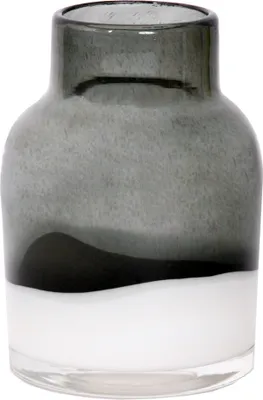 Produktbild von Blumenvase 20 cm weiß-grau