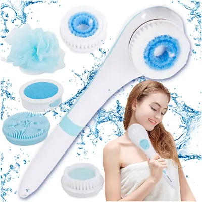 Image de Brosse Ergonomique Pour Le Lavage Du Dos Et Le Massage Du Corps