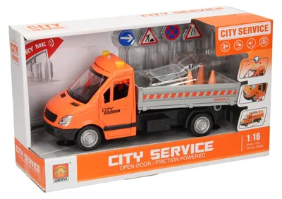 Image de Camion de chantier routier avec lumières et sons