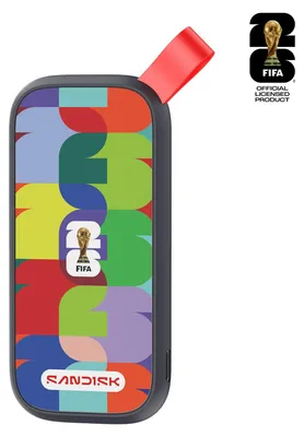 Produktbild von SanDisk FIFA World Cup 2026 Edition - SSD - 1 TB - extern (tragbar)