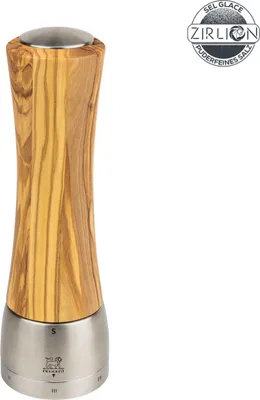Produktbild von PEUGEOT Salzmühle DAMAN 21cm Olivenholz uSelect Zirkonia-Mahlwerk Gewürzmühle