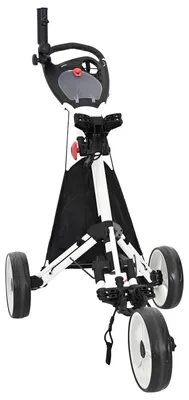 Obrázek produktu pro Golfový vozík Černá a bílá 100 x 69 x 114 cm Hliník