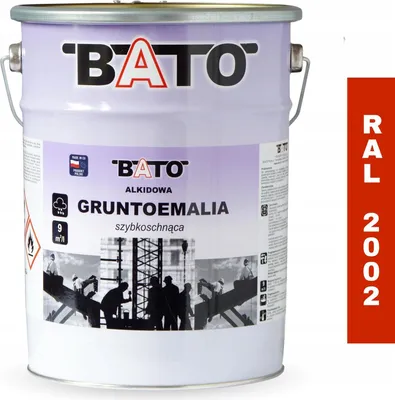Produktbild von Alkyd-Grundierfarbe, Schnelltrocknend, Orange Ral 2002 A, 5 L