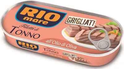 Produktbild von 6x Rio Mare Filetti di Tonno Grigliati all'olio di oliva Gegrillte Thunfischfilets in Olivenöl 120g