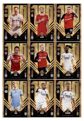 Immagine prodotto di Match Attax Champions League 2024/25 - Figurine - Tutte le 9 100 figurine del Club
