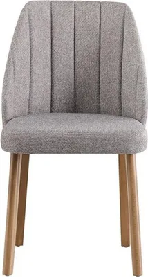 Produktbild von Esszimmerstuhl Gruppe Set 6tlg Stühle Stoff Grau Esszimmer Sitzer