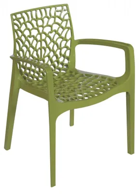 Immagine prodotto di Poltrona Gruvyer in polipropilene – Verde Anice – Grand Soleil