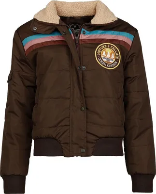 Produktbild von Queen Kerosin Übergangsjacke Damen Nature's Calling Puffer Jacket braun XL