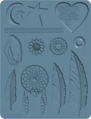 Produktbild von Silikonform Sculpey - Boho Chic