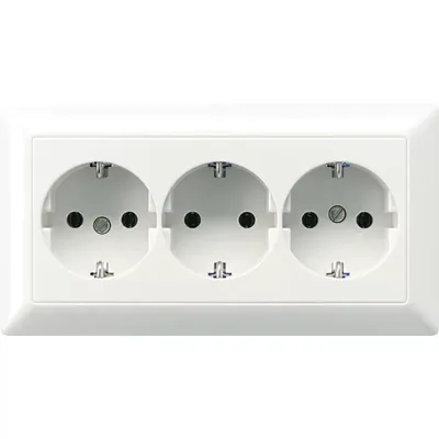 Image de Jung AS 523 WW Prise CEE 7/3 blanc (AS523WW)