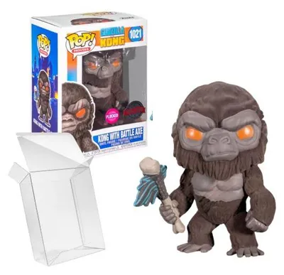 Obrázek produktu pro Sběratelská PVC figurka Godzilla vs. Kong Funko POP! - King Kong se sekerou v plovoucí verzi (1021)