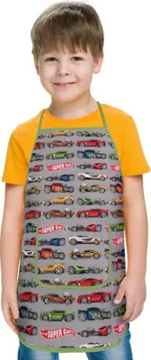 Produktbild von Kinderschürze - 47 x 60 cm, für Kinder im Alter von 5 - 8 Jahren - Grau