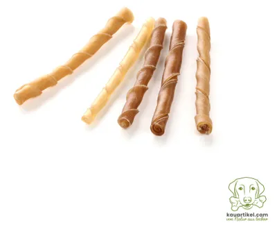 Produktbild von Rinder-Kausticks, gedreht - Ø 9 - 10 mm, VPE:10 Stück