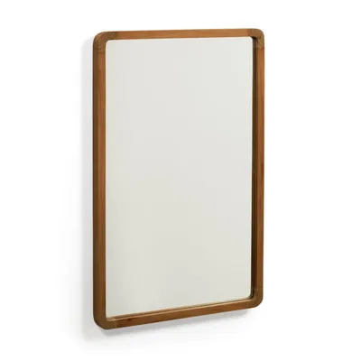 Produktbild von Spiegel Shamel 45 x 70 x 3 cm Teakholz Nussholzfinish