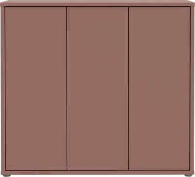 Image de Schuhkommode >ALICE SPRINGS< 8 Böden, push to open, in Terrakotta - 109,2x99,1x34,9cm (BxHxT)