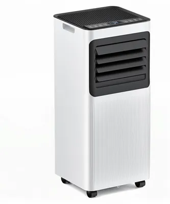Produktbild von Zimilo Mobiles Klimagerät, 9000 BTU/h Kühlleistung, 4 Betriebsmodi, ≤55 dB(A) Geräuscharm, mit Fernbedienung & LED-Display, für Räume bis 20 m²