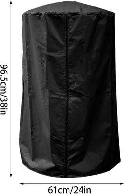 Productafbeelding van Terrasverwarmer afdekking, 420D - 61 x 96,5 cm - Waterdichte beschermhoes - Bescherming tegen weersinvloeden, stof en UV-straling - Geschikt voor terrasverwarmers