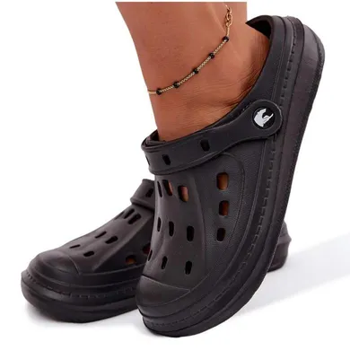 Produktbild von Damen Schaumstoff Clogs Schwarz Cobble 39