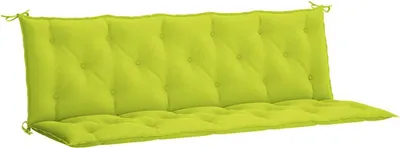 Produktbild von vidaXL Gartenbank-Auflage Hellgrün 180x(50+50)x7 cm Oxford-Gewebe
