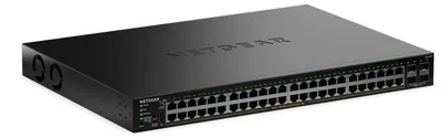 Zdjęcie produktu dla NETGEAR GS348TPv2, Zarządzany, L2/L3, Gigabit Ethernet (10/100/1000), Obsługa PoE, Możliwości montowania w stelażu, 1U