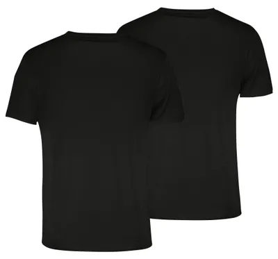 Produktbild von Alltags Rundhals T-Shirt 2er-Pack – Schwarz – M