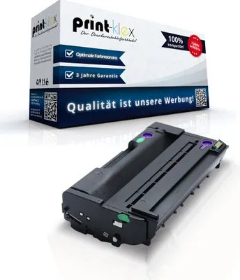 A product shot of a toner cartridge and its packaging.