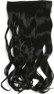 Produktbild von WIG ME UP Haarteil Extension breit 5 Clips wellig Schwarz YZF-3180-1