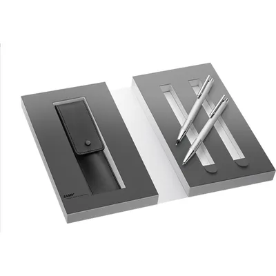 Produktbild von Lamy Schreibset logo 1230490 brushed