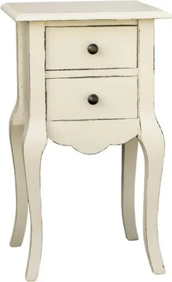 Produktbild von Casa Padrino Barock Kommode mit 2 Schubladen 40 cm - Jugendstil Landhaus Stil Möbel - Nachttisch Schrank