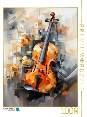 Produktbild von CALVENDO Puzzle Die Geige | 1000 Teile Lege-Größe 64x48cm Foto-Puzzle für glückliche Stunden