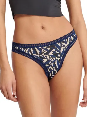 Obrázek produktu pro Dámská tanga Sloggi, 3-pack - GO Crush String C3P, kalhoty, elastická bavlna modrá XS