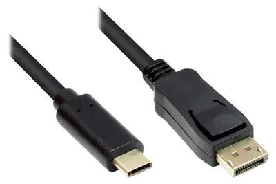 Image de Good Connections Adapterkabel USB-C an DP1.2 schwarz 2m