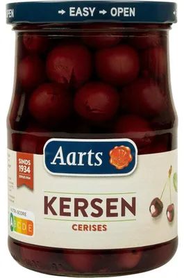 Immagine prodotto di Aarts Kersen senza nocciolo sciroppato 560 g - ciliegie snocciolate, ideali per dolci e dessert