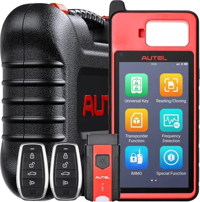 Produktbild von Autel MaxiIM KM100E Neuestes Schlüsselanhänger-Programmier-Wegfahrsperren-Tool, OBD IMMO-Schlüssel für 90% Autos