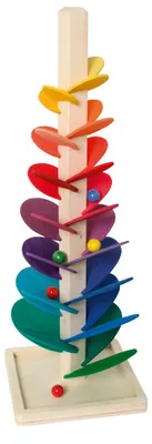 Produktbild von Kleiner Klangbaum mit 5 Murmeln 47 cm hoch ab 3 Jahre