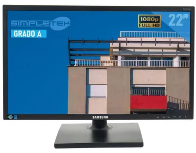 Obrázok produktu pre Samsung S22E450F, 54,6 cm (21.5"), 1920 x 1080 px, Full HD, LED, 5 ms, Čierna