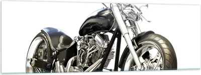 Produktbild von Bilder auf glas - Motorrad Motor Geschwindigkeit Chrom - 160x50cm - Glasbilder - Wandbilder - Kunstdruck - Wanddekoration aus Glas - Glas Bilder - Wandbild auf Glas - GAB160x50-2427