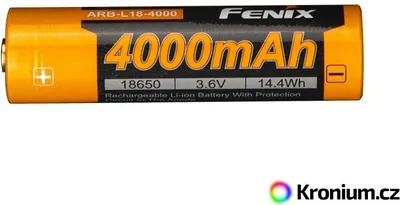 Produktbild von Fenix wiederaufladbare Batterie Fenix 18650 4000 mAh (Li-Ion)