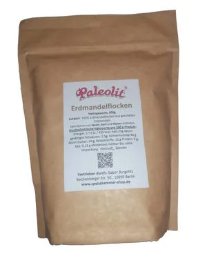 Produktbild von 500g Erdmandelflocken Paniermehl Erdmandeln Chufa Tigernuss / glutenfrei / vegan