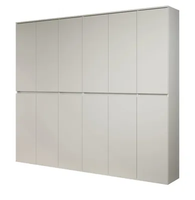 Produktbild von Garderobenschrank "Nevada" weiß, Garderobe und Schuhschrank, Mehrzweckschrank 222 cm