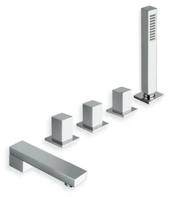 Immagine prodotto di CASA39 Cristina Quadri Rubinetto bordo vasca da bagno 5 fori CRIQD12151