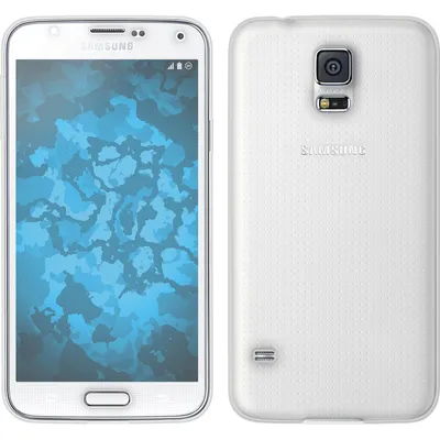 Produktbild von PhoneNatic Case kompatibel mit Samsung Galaxy S5 - clear Silikon Hülle 360° Fullbody Cover